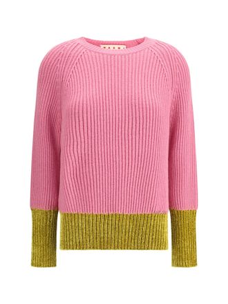 Marni Color Block Wool Sweater