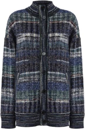 Missoni Multicolor Knit Zip Cardigan - Dames - Vesten - Veelkleurig - S - Truien & Vesten