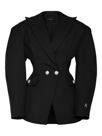 Anouki double-breasted blazer - Zwart
