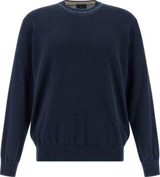 Paul & Shark Deep Navy Classic Cotton Sweater