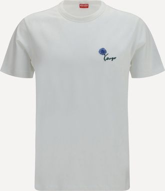 Kenzo T-shirt in cotone con ricamo Kenzo Tulip Man XL