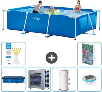 Intex Piscina Con Estructura Rectangular - 300x200x75 Cm - 7-piezas S1