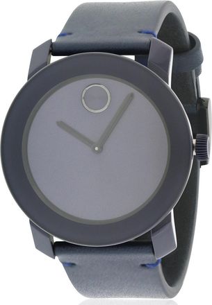 Movado Bold Leather Mens Watch