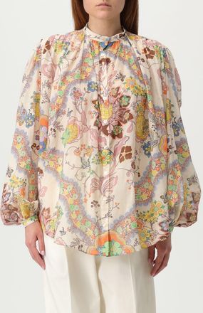 Etro Camcia in cotone con stampa floreale