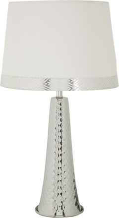Mauro Ferretti Torre L&aacute;mpara De Mesa Plateado Cm 30 X 54