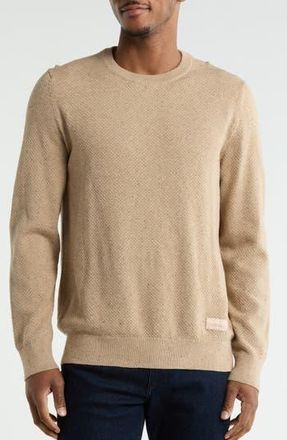 Scotch & Soda Textured Stitch Sweater in Plaza Taupe at Nordstrom Rack, Size Medium