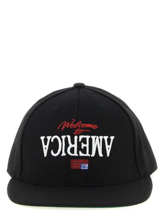 Willy Chavarria Black Polyester Cap (Baseball Mens Hat)