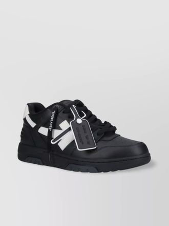 Off-white low top sneakers contrast accents