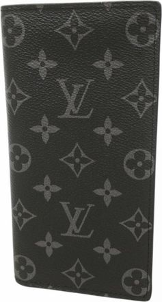 Louis Vuitton Black Long Wallet (Bi-Fold) (Pre-Owned)