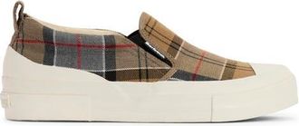 Barbour Cowan Canvas Slip-On Sneaker in Dress Tartan at Nordstrom, Size 11