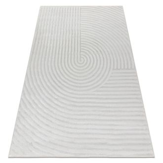RugsX Tappeto Balance 1921 Crema - Geometrico, Strutturale, Glamour Beige 140x190 Cm