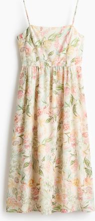 H&M Midi-Tr&auml;gerkleid - White