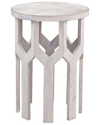 Bassett Mirror Company Lloyd White Accent Table
