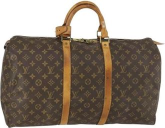 Louis Vuitton Pre-owned Weekend Bags, female, Brown, Size: ONE SIZE Pre-owned Weekend Bag