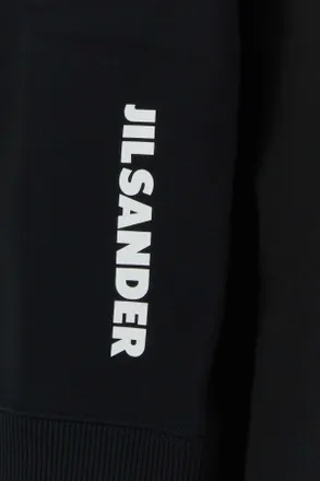 Jil Sander Cotton Hoodie - Black