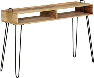 vidaXL Console Table Solid Mango Wood 115x35x76 cm Vidaxl