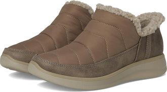 Skechers Cozy Escape - Snow Puff Hands Free Slip-ins Womens Slippers Dark Taupe : 7.5 B - Medium, Faux Fur/Faux Leather