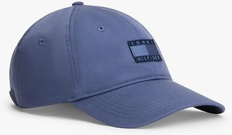 Tommy Hilfiger Mens Tonal Flag Logo Baseball Cap - Faded Indigo