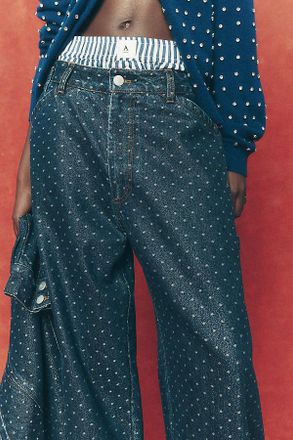 Pilcro The Kayden Carpenter High Rise Barrel Jeans by Pilcro