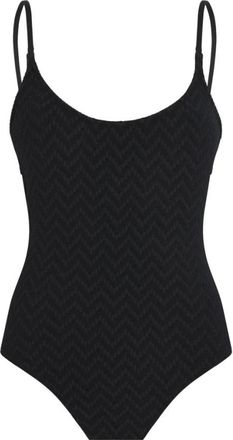 Vilebrequin One-piece Zwempak Jacquard Chevron - Dames - Badpakken - Zwart - M - Badmode