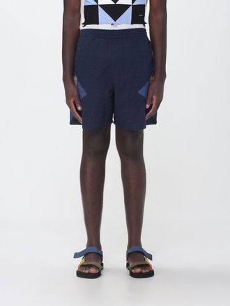 A.P.C. A. P.C. Pantaloncini Connor in cotone e lino trapuntato