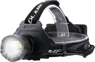 OEM Lampe Frontale - 90000 Lm - Led Recargable Usb - Angulo Ajustable 90&deg; - Ip X7 - 5 Modos - Para Senderismo Acampada Bicicleta - 1 Unidad