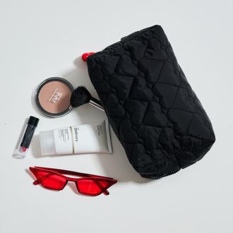 Urban Expression Pull My Heart Cosmetic & Travel Organizer Pouch in Black at Nordstrom