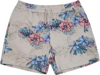 Lords of Harlech Exotic Floral Mens Lounge Short in Exotic Floral Neutral at Nordstrom, Size X-Large