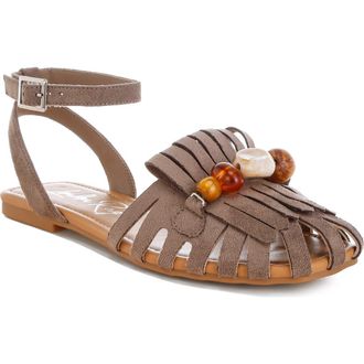 London Rag Corvina Ankle Strap Sandal in Taupe at Nordstrom Rack, Size 9.5