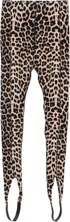 BASERANGE Leggings leopardati - Marrone