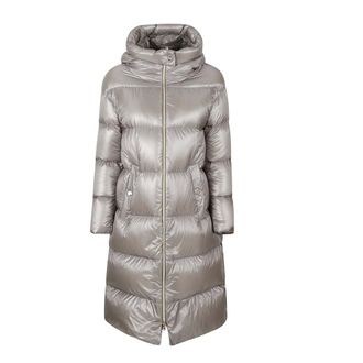 Herno Dames, Mantels, Grijs, Maat: XS Poliester