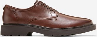 Cole Haan Mens Broome Grand Lug Sole Plain Toe Oxford Shoes - Brown Size 10.5