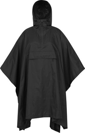 Mountain Warehouse Dames/Dames Pakka Waterdichte Poncho (Zwart)