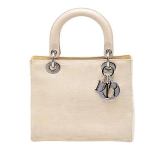 Dior Pre-owned Lady Dior Handbag - Dames - Vintage Handtas - Beige - ONE Size - Vintage