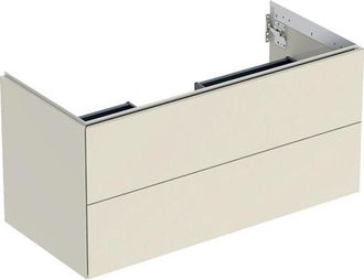 Keramag Geberit One Mueble Bajo Lavabo, 2 Cajones, 103.6x50.4x47cm