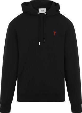 Ami Black Logo Hoodie