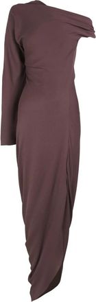 Cortana Lilian- zijden jurk lila wijn- - Dames - Avondkleed - Paars - XS - Kleedjes