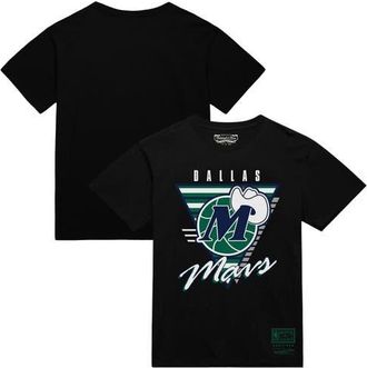 Mitchell & Ness Mens Mitchell & Ness Black Dallas Mavericks Worldwide Collection Tri-Logo T-Shirt at Nordstrom, Size Medium