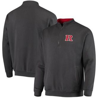 Colosseum Mens Colosseum Charcoal Rutgers Scarlet Knights Tortugas Logo Quarter-Zip Jacket at Nordstrom, Size Xxx-Large