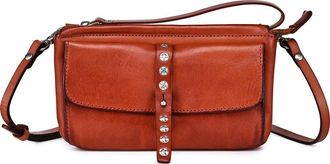 OLD TREND Monarda Genuine Leather Structured Convertible Crossbody in Cognac at Nordstrom