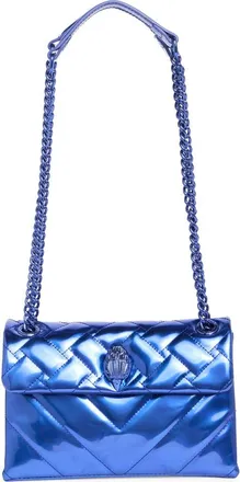 Kurt Geiger Medium Kensington Metallic Convertible Shoulder Bag in Blue at Nordstrom Rack