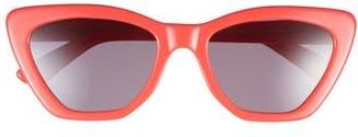 DIFF Eyewear Camila 55mm Gradient Square Sunglasses in Sunset /Grey at Nordstrom Rack