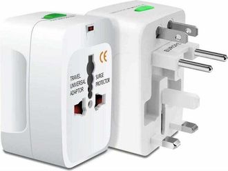 OEM Adattatore Da Viaggio, Adattatore Universale, Adattatore Per Spina Uk - Adattatore Da Spina Francia A Spina Usa, Adattatore Da Viaggio Per 150 Paesi, 