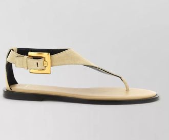 Balmain leather anthem sandals