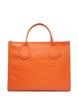 Lancel medium Jour de Lancel leather tote bag - Orange