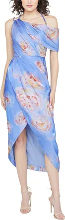 Theia Yannah Wrap Cocktail Dress