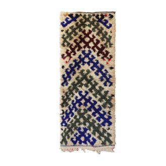 AFK Living Alfombra bereber marroqu&iacute; de pura lana 58 x 157 cm