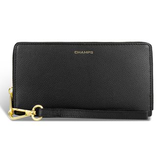 Champs Luggage Gala / Leather Zip-Clutch Wallet
