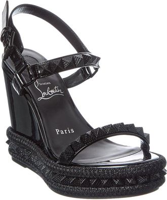 Christian Louboutin Pyra Clou 110 Patent Sandal