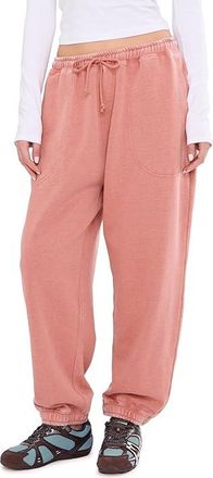 Free People Slow It Down Jogger Womens Clothing Rose Dawn : MD (Womens 8-10), Cotton/Polyester